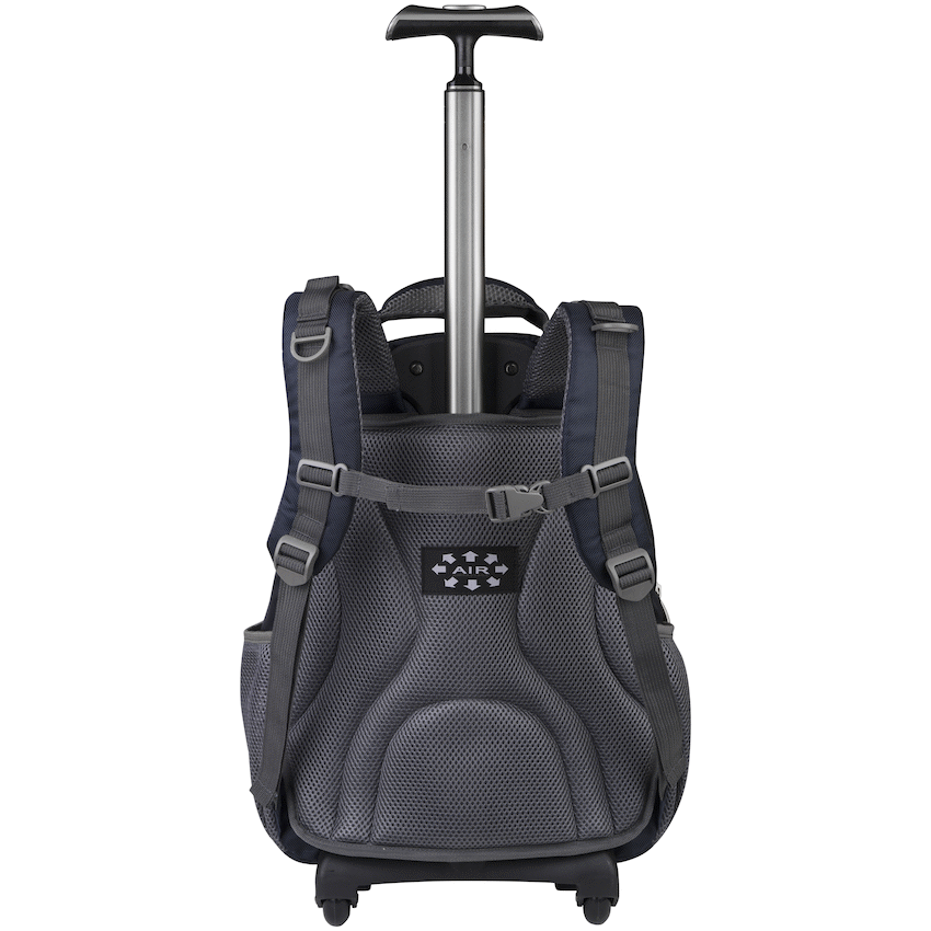 Volkano Orthopaedic Trolley Backpack 35l - Navy/Grey