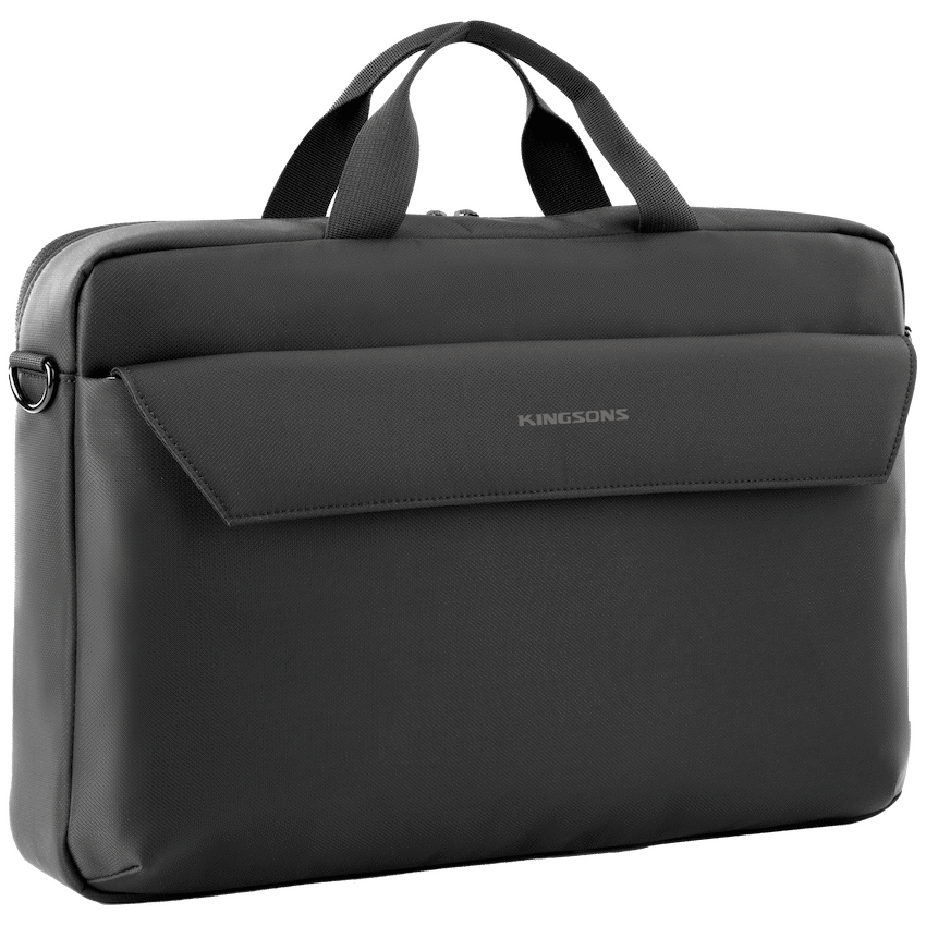 Kingsons Intent Series 15.6" Laptop Shoulder Bag - Black
