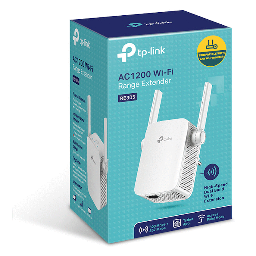 RE305 AC1200 Wi-Fi Range Extender