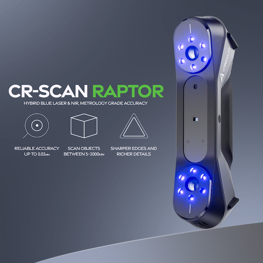 Creality CR-Scan Raptor 3D Scanner - Guards On Duty Shop & Security Guards