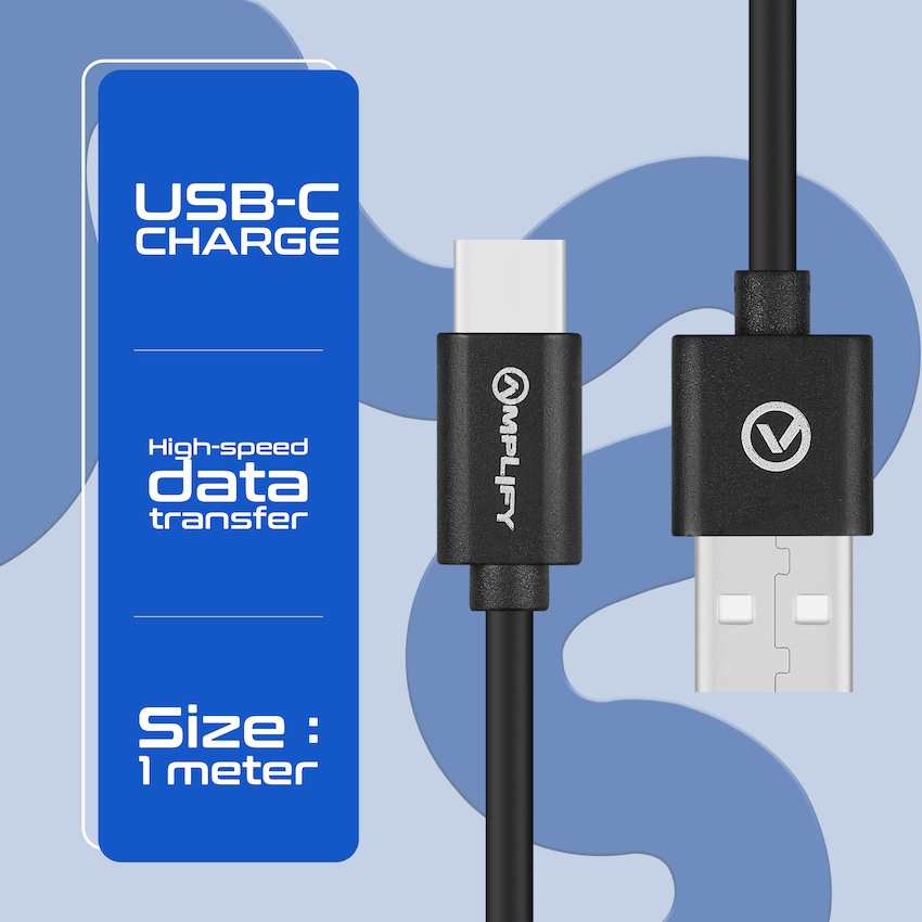 Amplify on the Fly USB to Type-C Cable 1m - Guards On Duty Shop & Security Guards