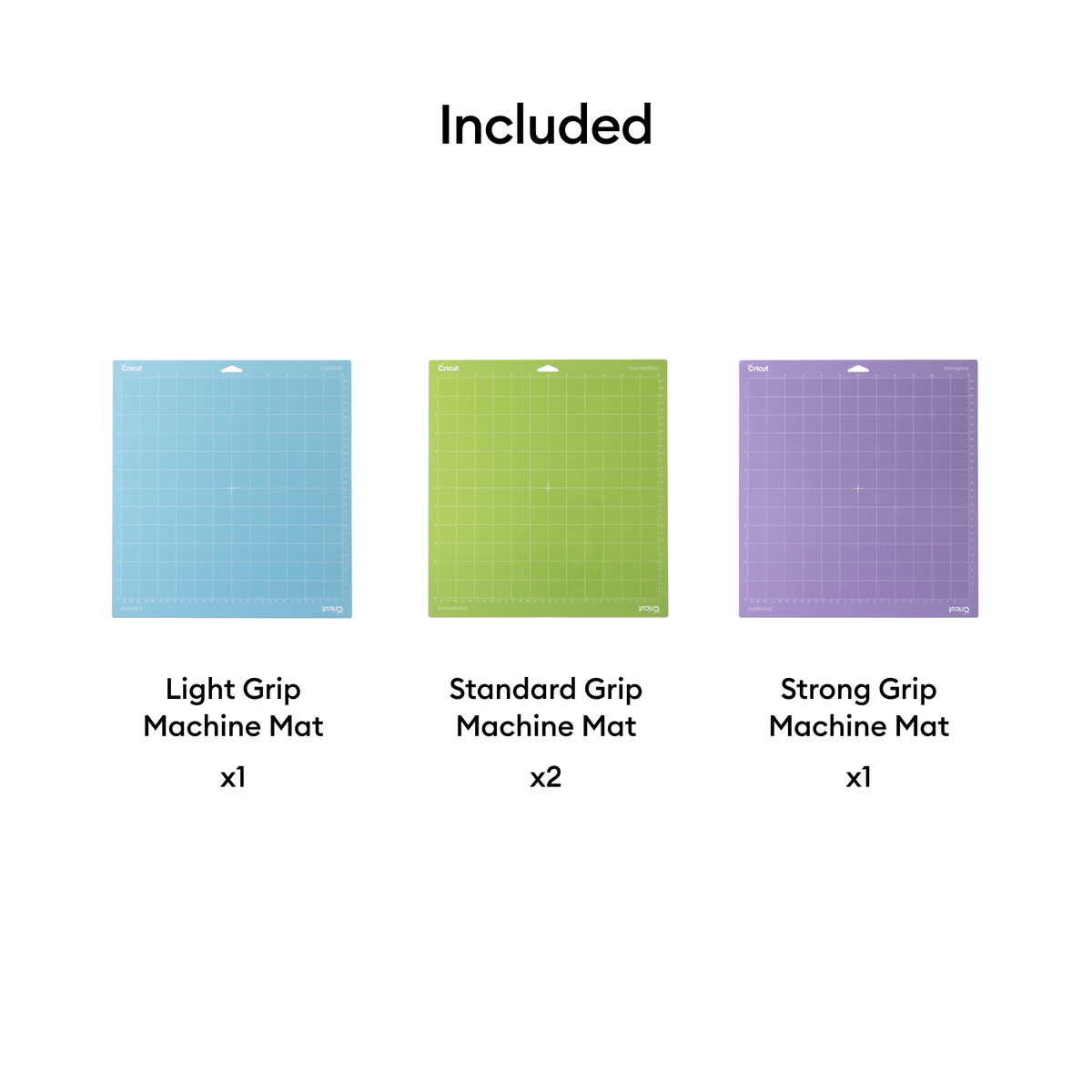 2012128 - Cricut Machine Mat Variety Pack - 30.5cmx30.5cm (4 pack)