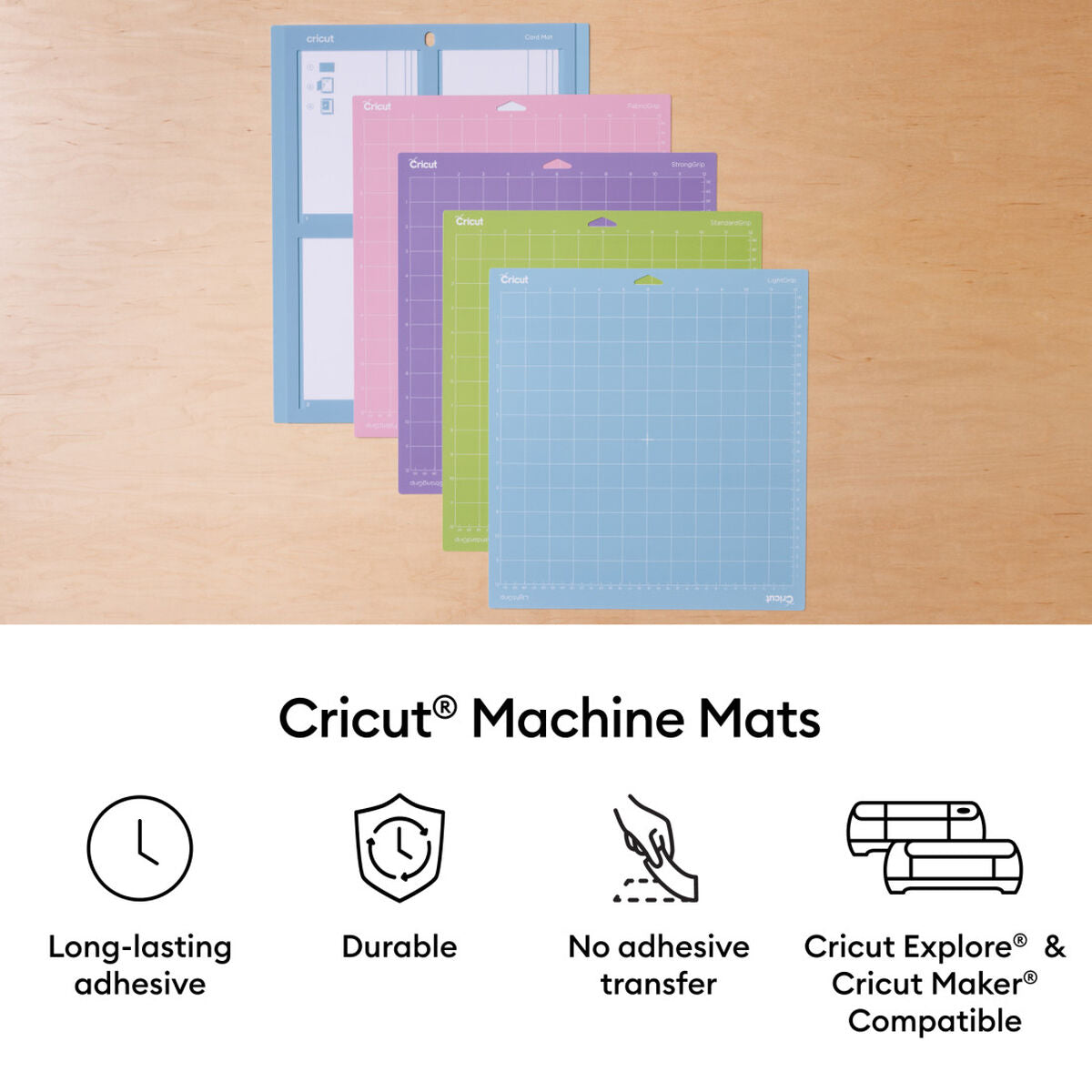2012130 - Cricut Standard Grip Machine Mat - 30.5cmx30.5cm (6 pack)