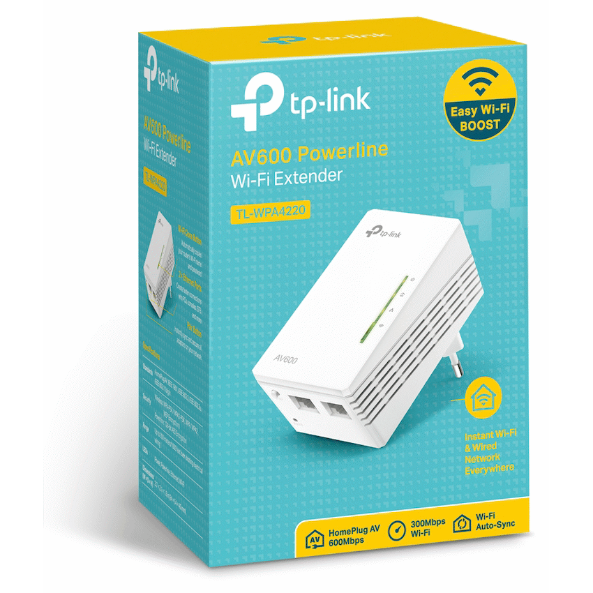 TP-Link TL-WPA4220 AV600 Powerline Wi-Fi Extender