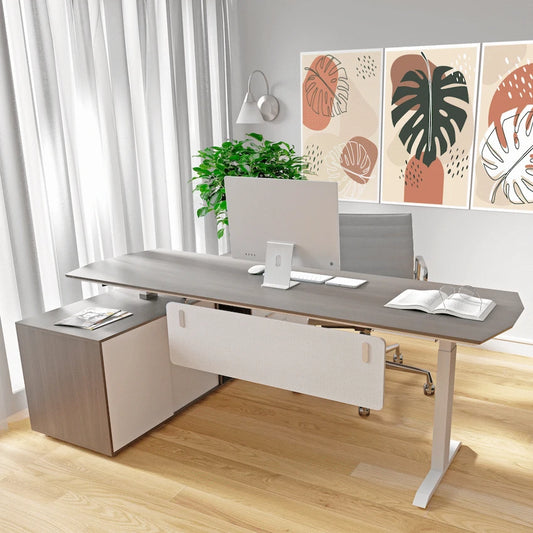 Everfurn Premium Miami Height Adjustable Desk