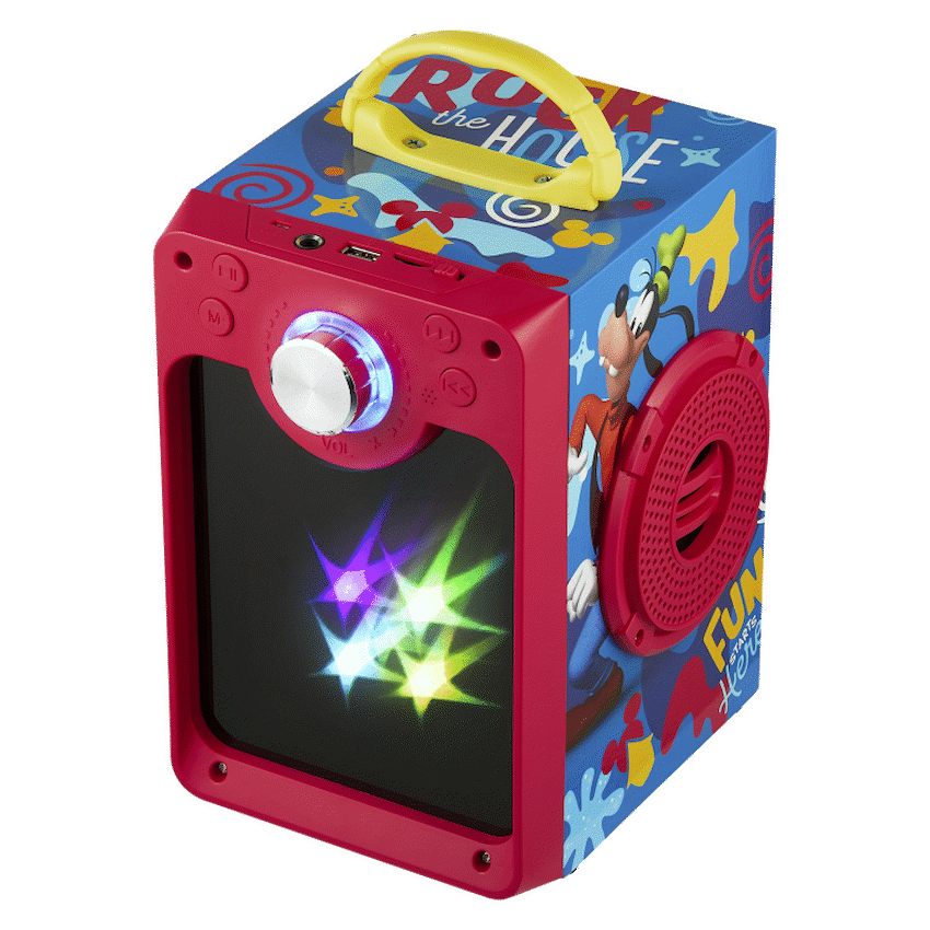 Disney Mickey Classic LED Stars Karaoke Machine with Microphone - Guards On Duty Shop & Security Guards