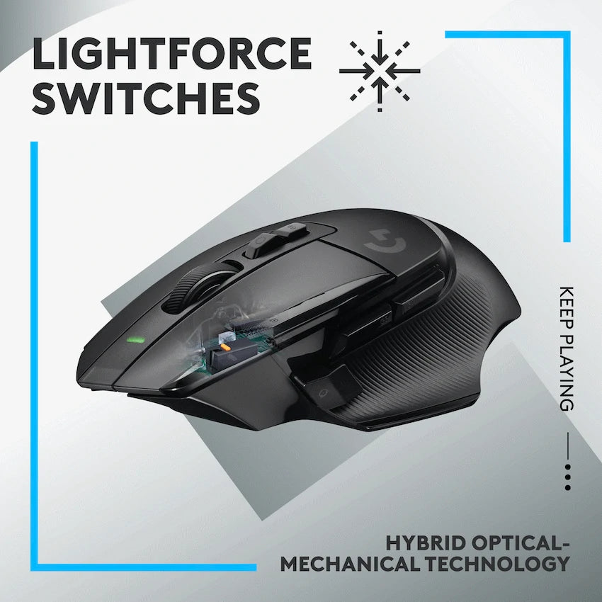 Logitech(R) G502 X Lightspeed Wireless Gaming Mouse - Black - Guards On Duty Shop & Security Guards