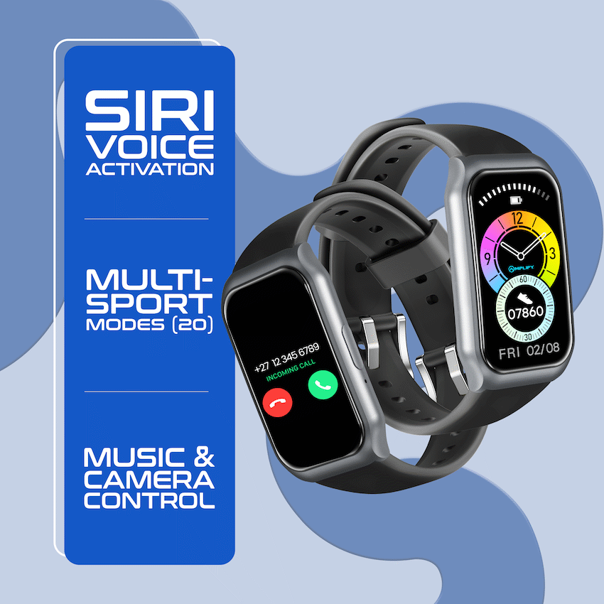Amplify Lyra Series Smartwatch - Black - Guards On Duty Shop & Security Guards