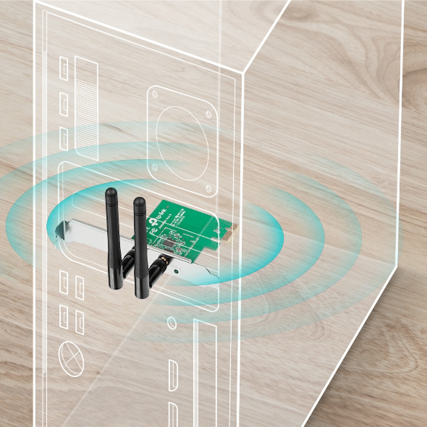 TL-WN881ND 300Mbps Wireless N PCI Express Adapter