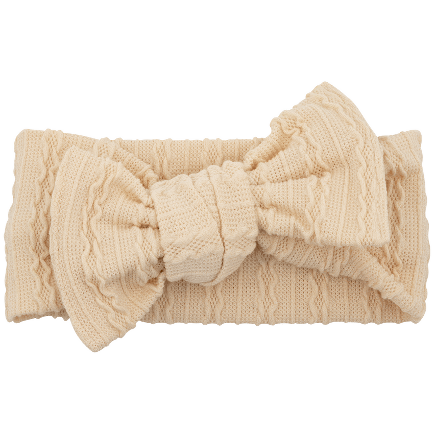 Echo Baby Bow Headband - Sand