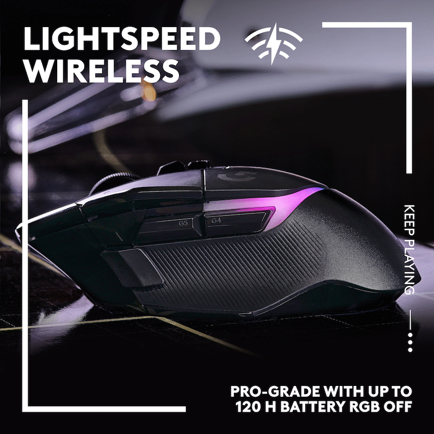 LogitechG Logitech(R) G502 X PLUS Wireless Gaming Mouse - Black