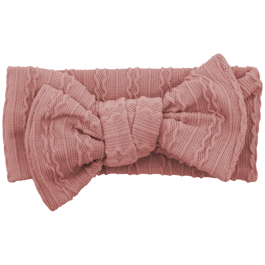 Echo Baby Bow Headband - Baby Pink - Guards On Duty Shop & Security Guards