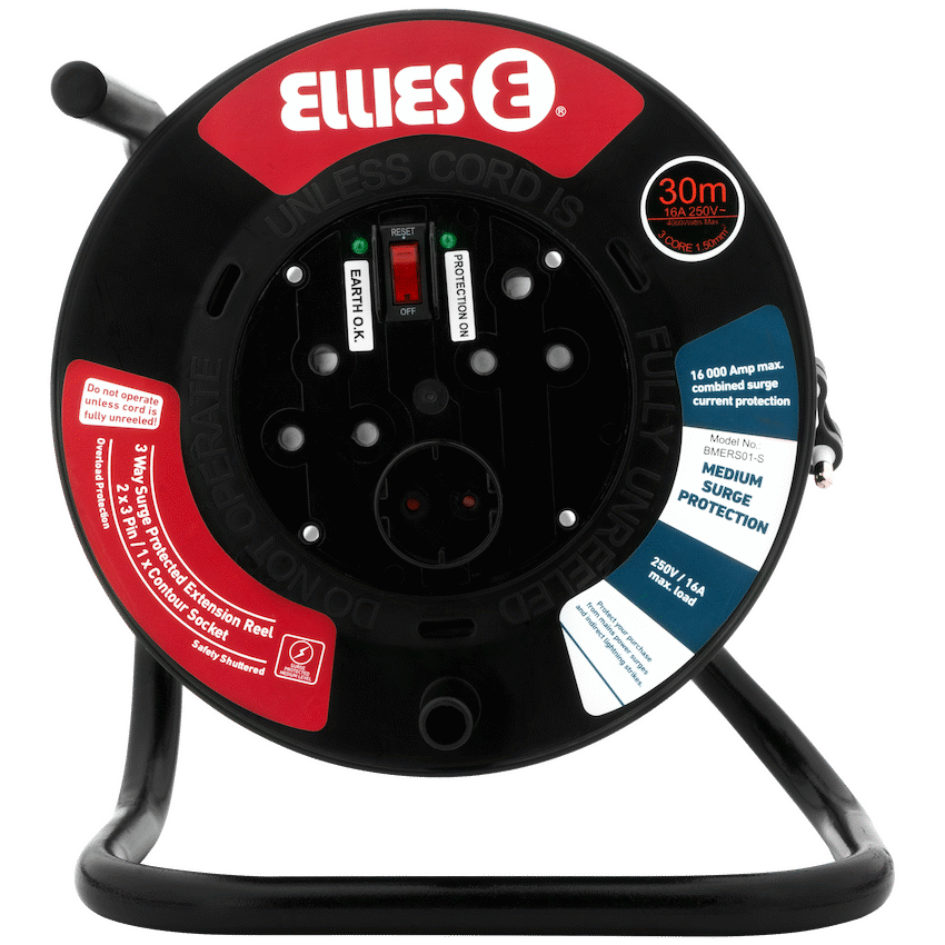Ellies Heavy Duty Medium Surge Extension Reel-30M