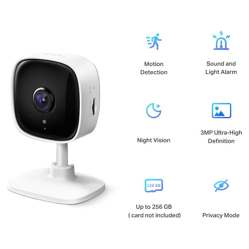 Tapo TP-Link Tapo C110 3MP Home Security Wi-Fi Camera
