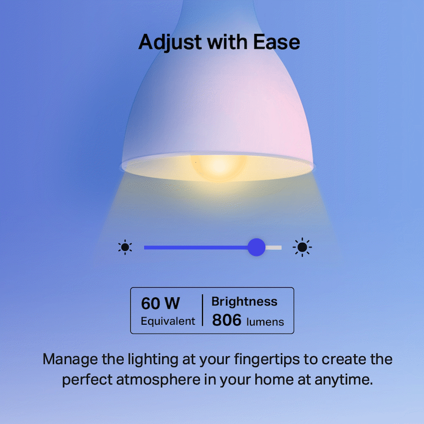 Tapo TP-Link Tapo L530E 9w Smart Wi-Fi Light Bulb, Multicolor, A60, E27