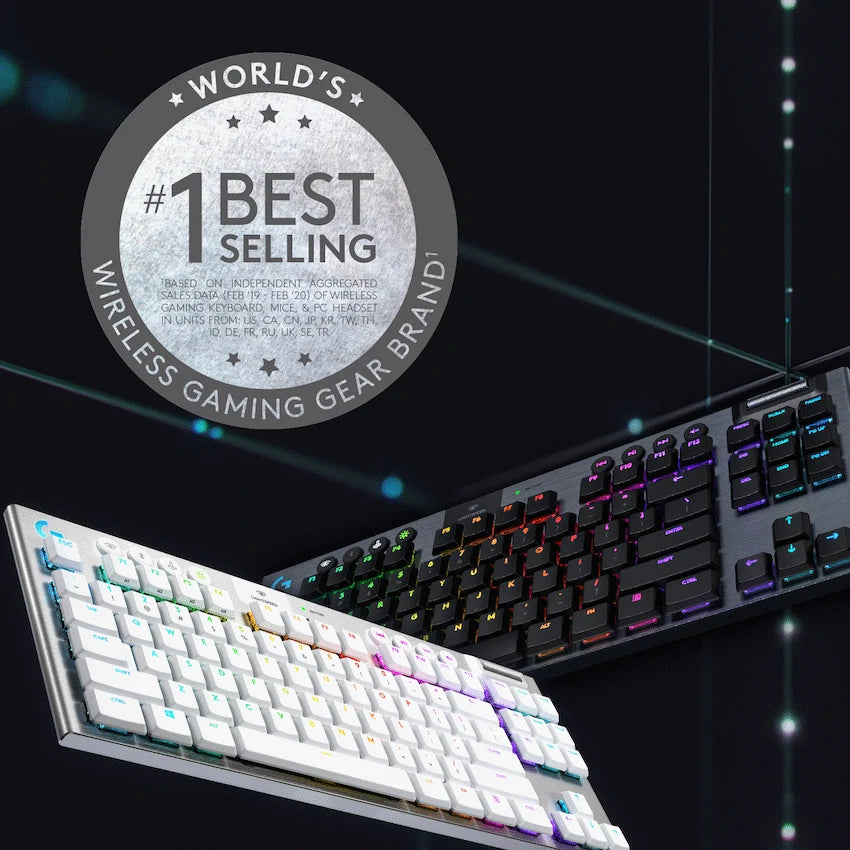 Logitech(R) G915 TKL LIGHTSPEED Wireless RGB Mechanical Gaming Keyboard - GL Tactile - Carbon - Guards On Duty Shop & Security Guards