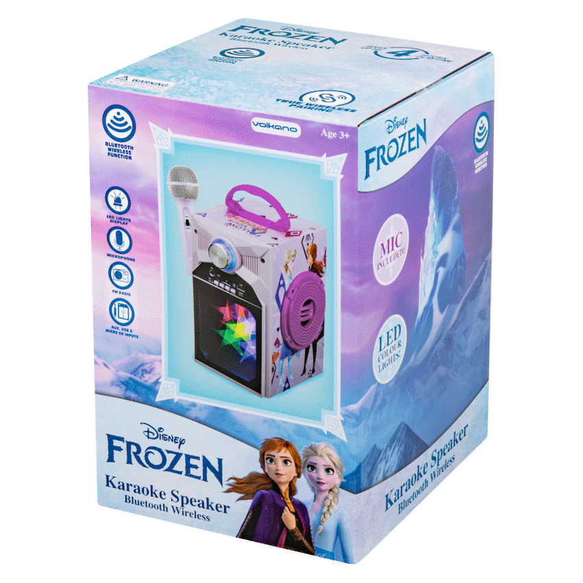 Disney Frozen Classic LED Stars Karaoke Machine with Microphone - Guards On Duty Shop & Security Guards