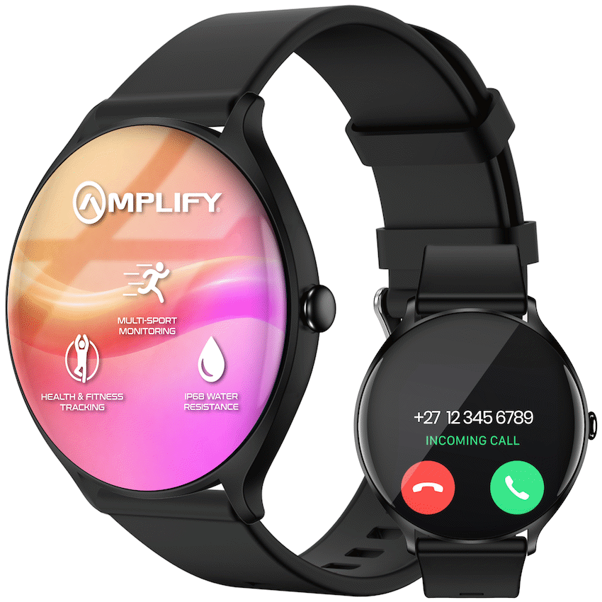 Amplify Compete Series Smart Watch - Black - Guards On Duty Shop & Security Guards