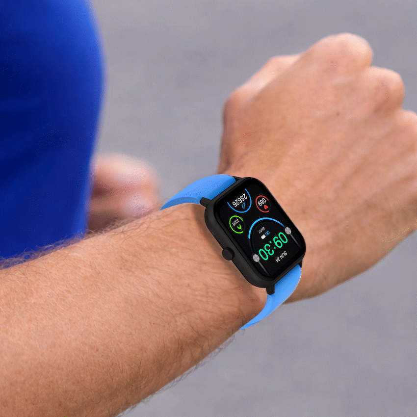 Volkano Chroma Series Smartwatch with Blue Strap