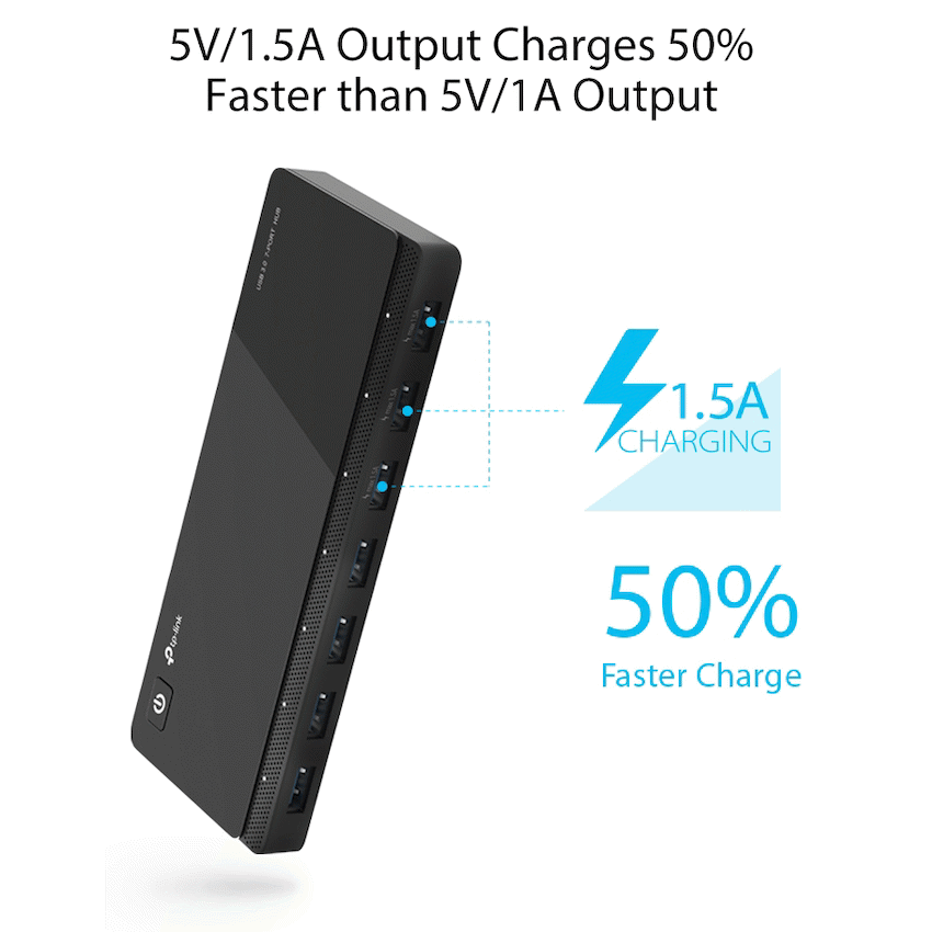 UH700 USB 3.0 7-Port Hub with 2 Charging Ports