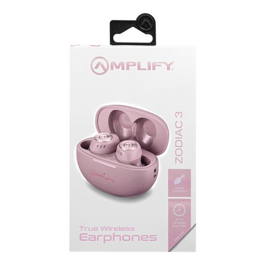 Amplify Zodiac 3 True Wireless Earphones - Pink - Guards On Duty Shop & Security Guards