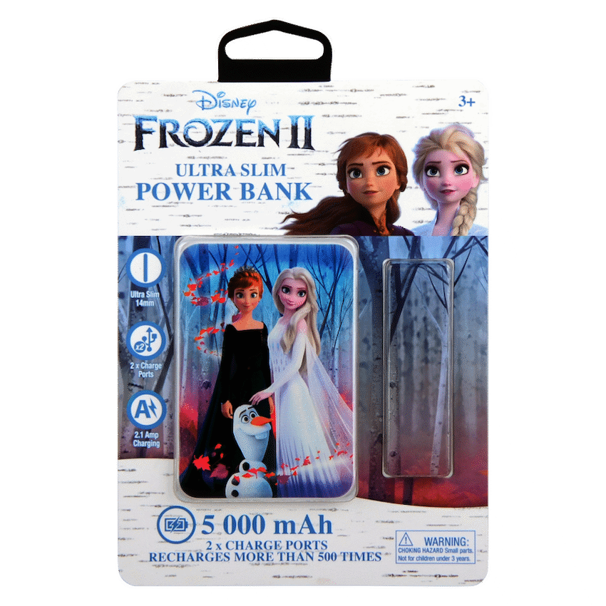 Disney 5000 mAh Power Bank - Frozen II - Guards On Duty Shop & Security Guards