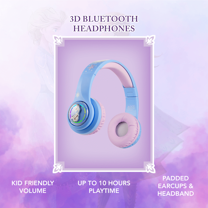 Disney Frozen 3D Bluetooth Headphones - Guards On Duty Shop & Security Guards