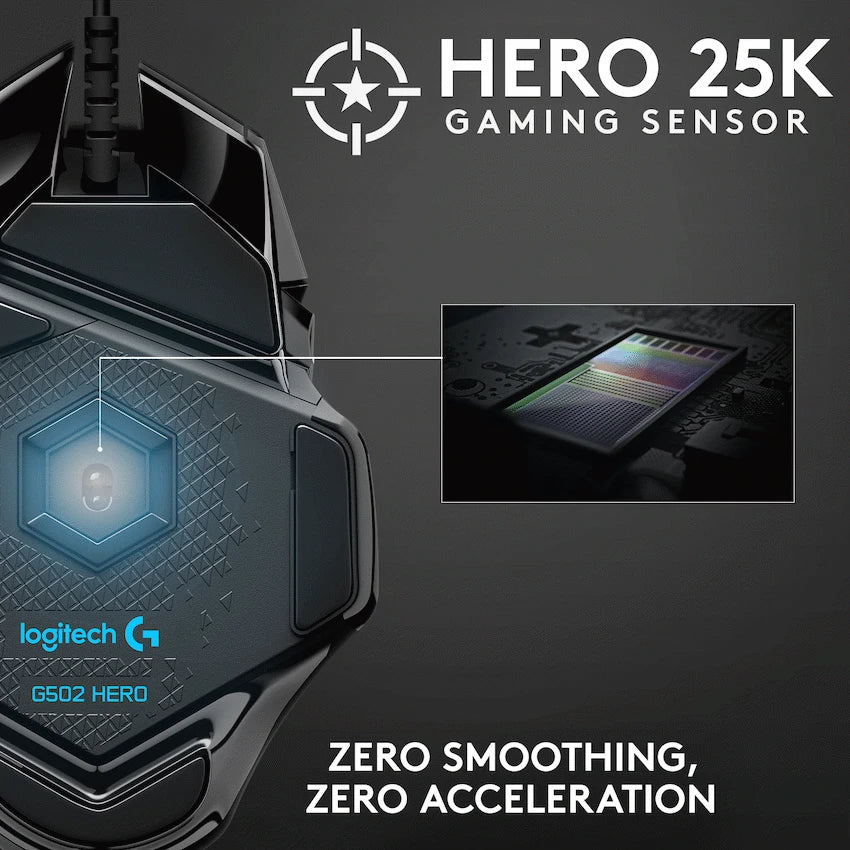 LogitechG Logitech(R) G502 HERO High Performance Gaming Mouse