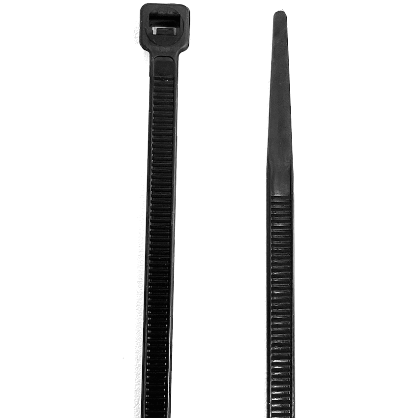 Ellies Cable Tie 4.8mm X 400mm -  100 PACK SIZE - BK