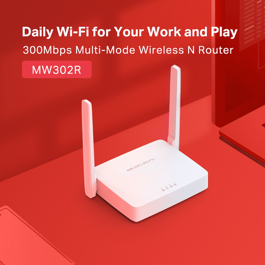 Mercusys TP-Link Mercusys MW302R 300Mbps Wireless N Router