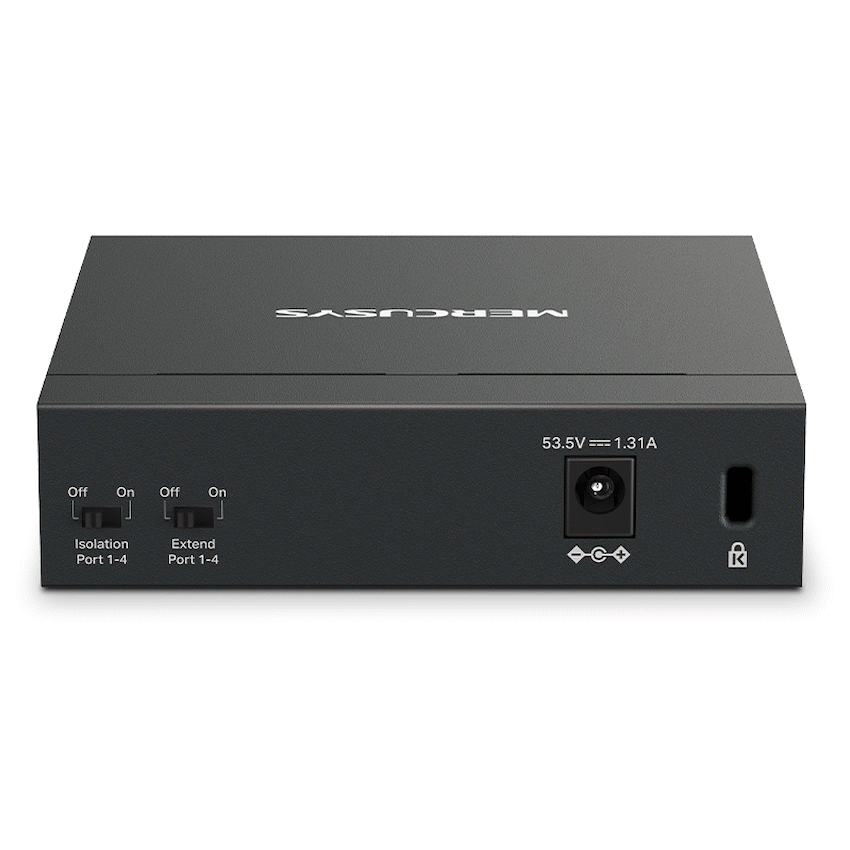 Mercusys TP-Link Mercusys MS105GP 5-Port Gigabit Desktop Switch with 4-Port PoE+