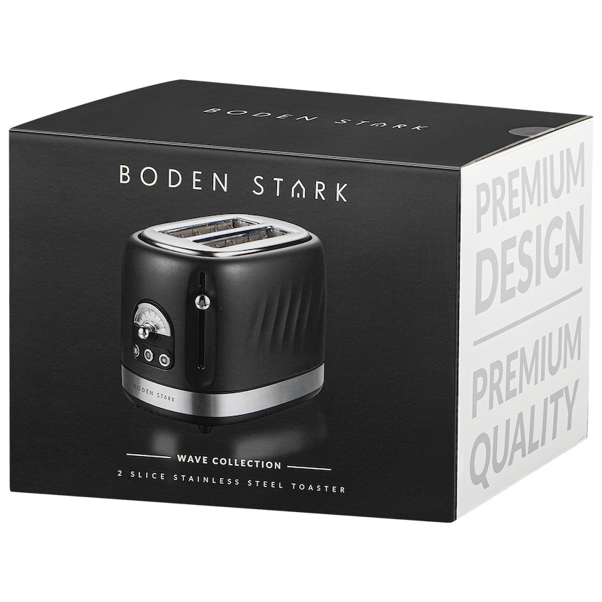 Boden Stark 2-Slice Stainless Steel Toaster - Guards On Duty Shop & Security Guards