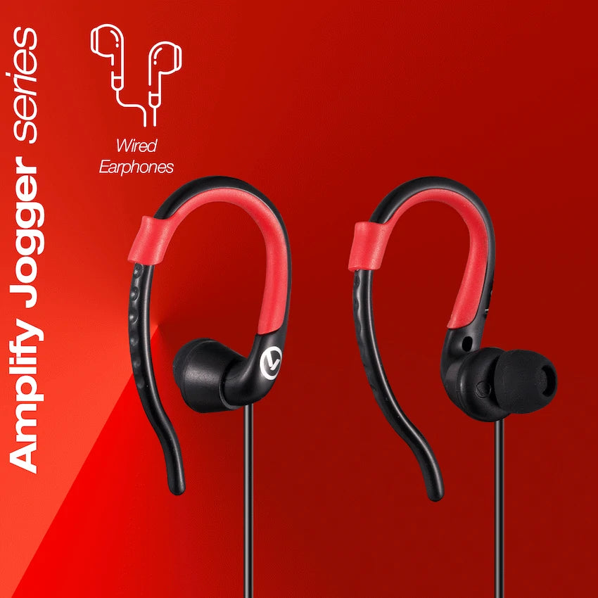 Amplify 2-IN-1 Bundle Jogger series earphones with pouch - Guards On Duty Shop & Security Guards