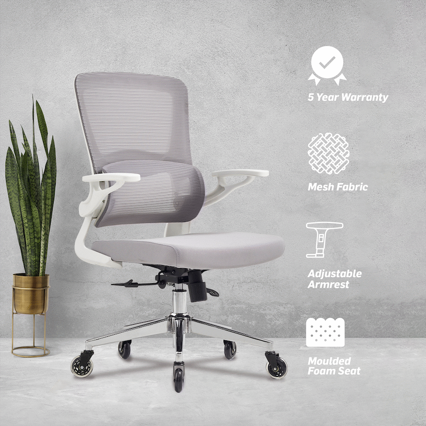Everfurn Dakota Ergo Mid-Back