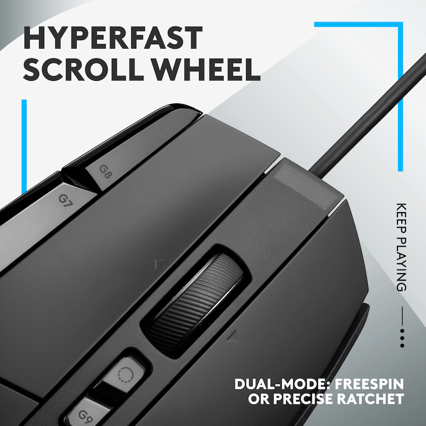 Logitech(R) G502 X Gaming Mouse - Black