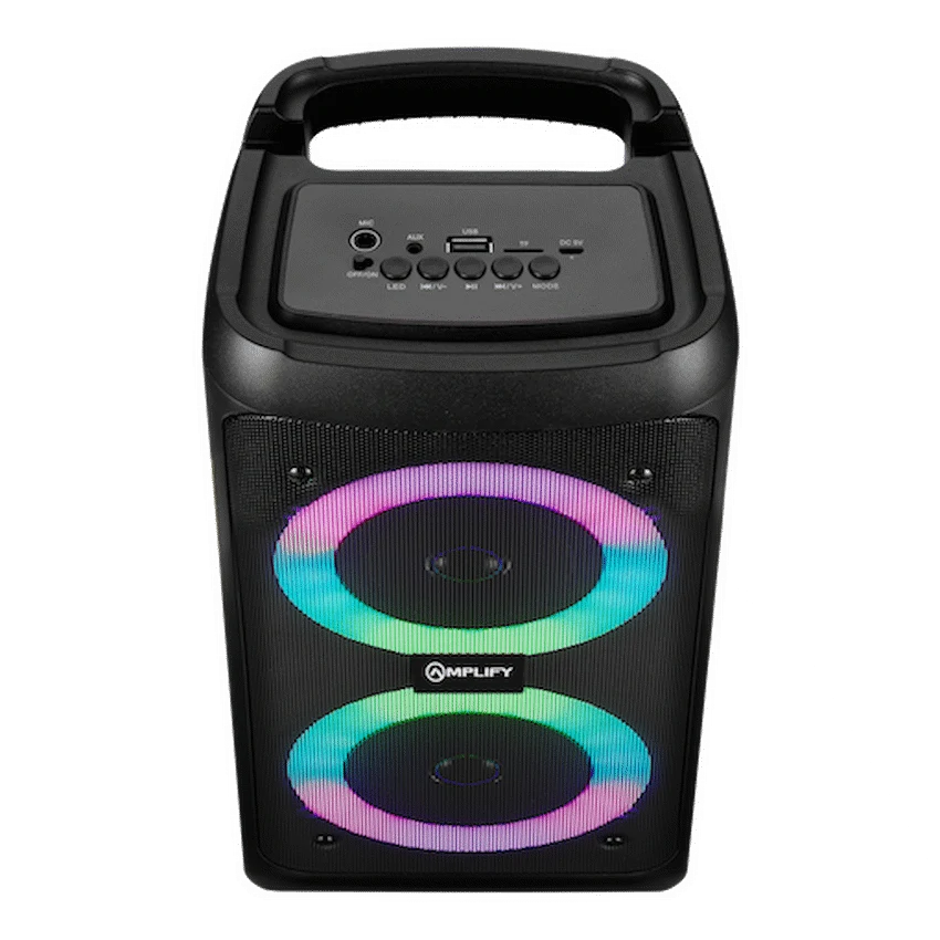 Amplify Megavibe Series Dual 4" Party Speaker - Black - Guards On Duty Shop & Security Guards