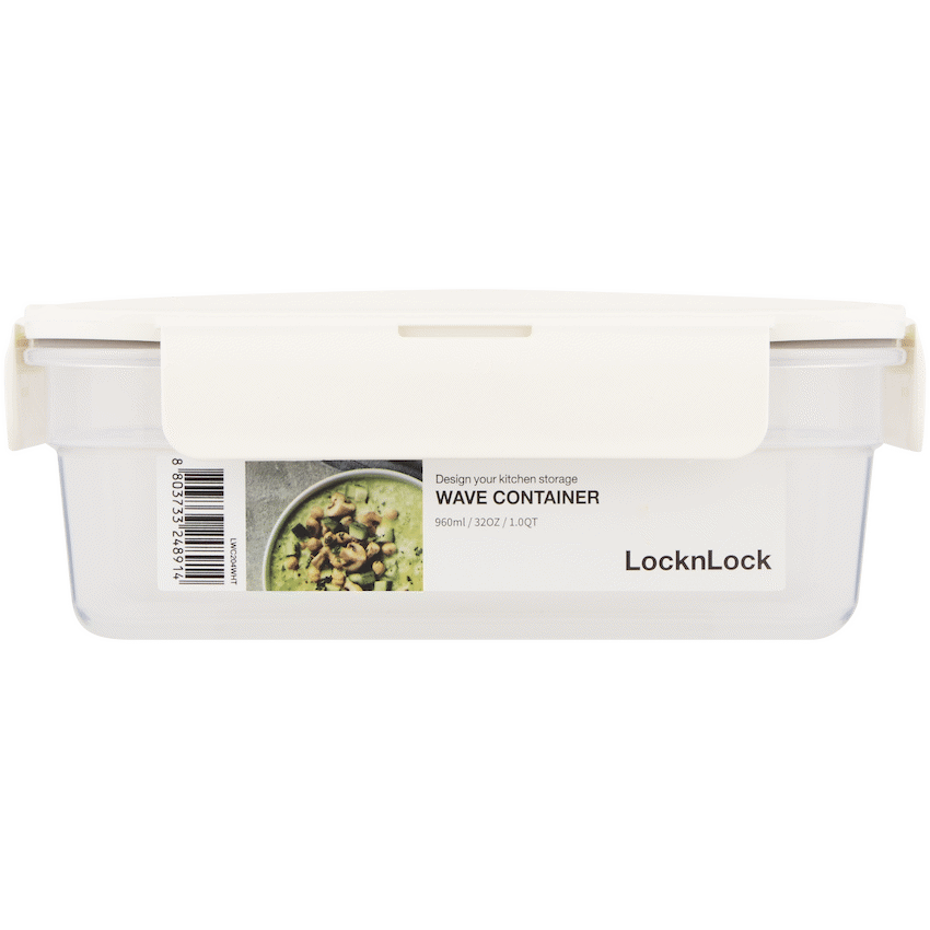 LocknLock Wave container 960ml white