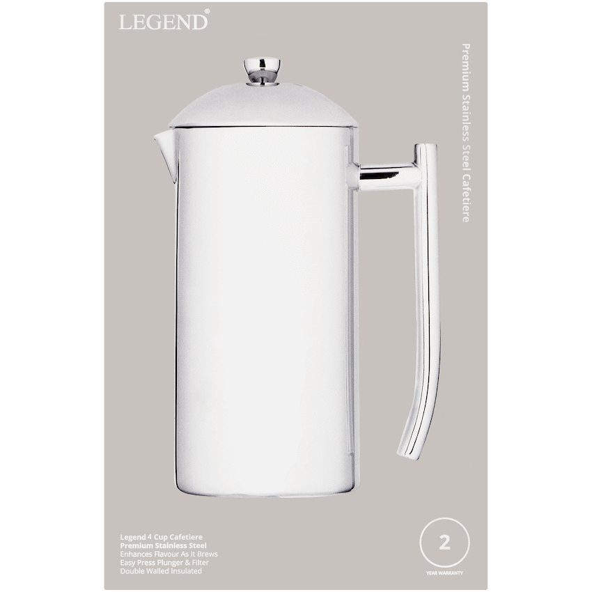 Legend Stainless steel 4 cup cafetiere