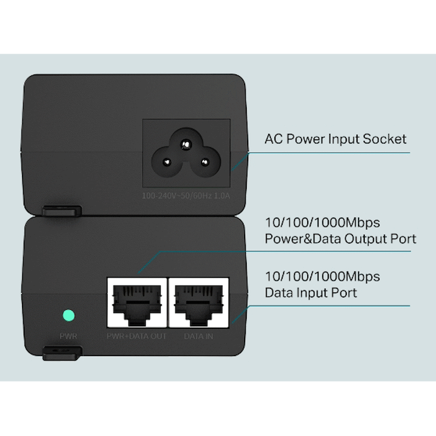 TL-POE160S PoE+ Injector