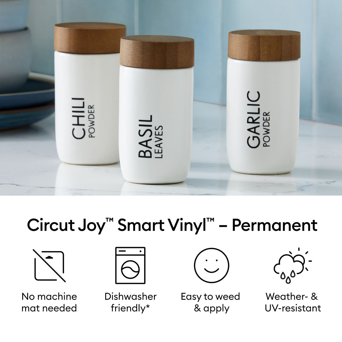 2011701 - Cricut Smart Vinyl Permanent Joy 14x122cm 1 sheet (Mat Light Pink)