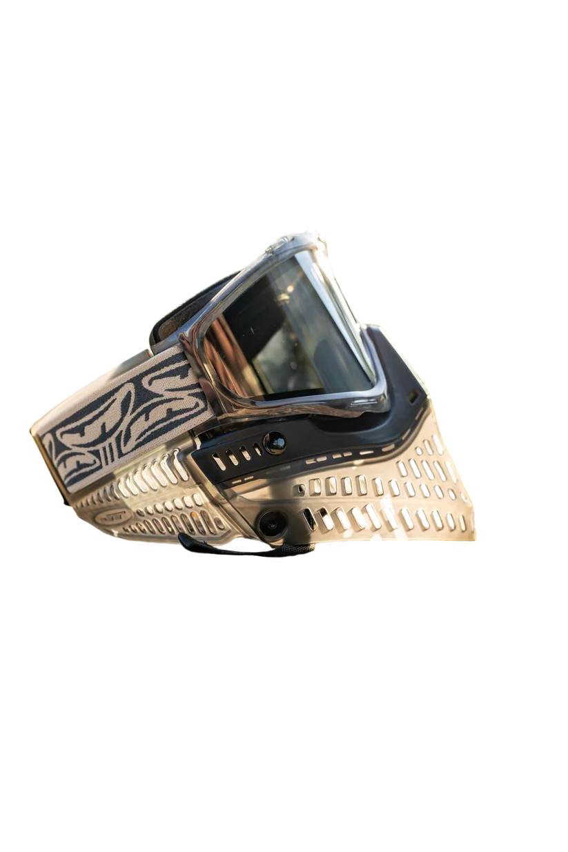 JT Proflex Ice Stratus Paintball Goggle w/ Chrome Lens – Thermal Dual Pane Mask System