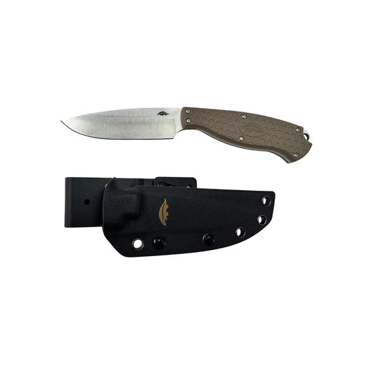 Honey Badger Outfitter Fixed Blade Camp Knife - T Kydex Sheath - HB5305