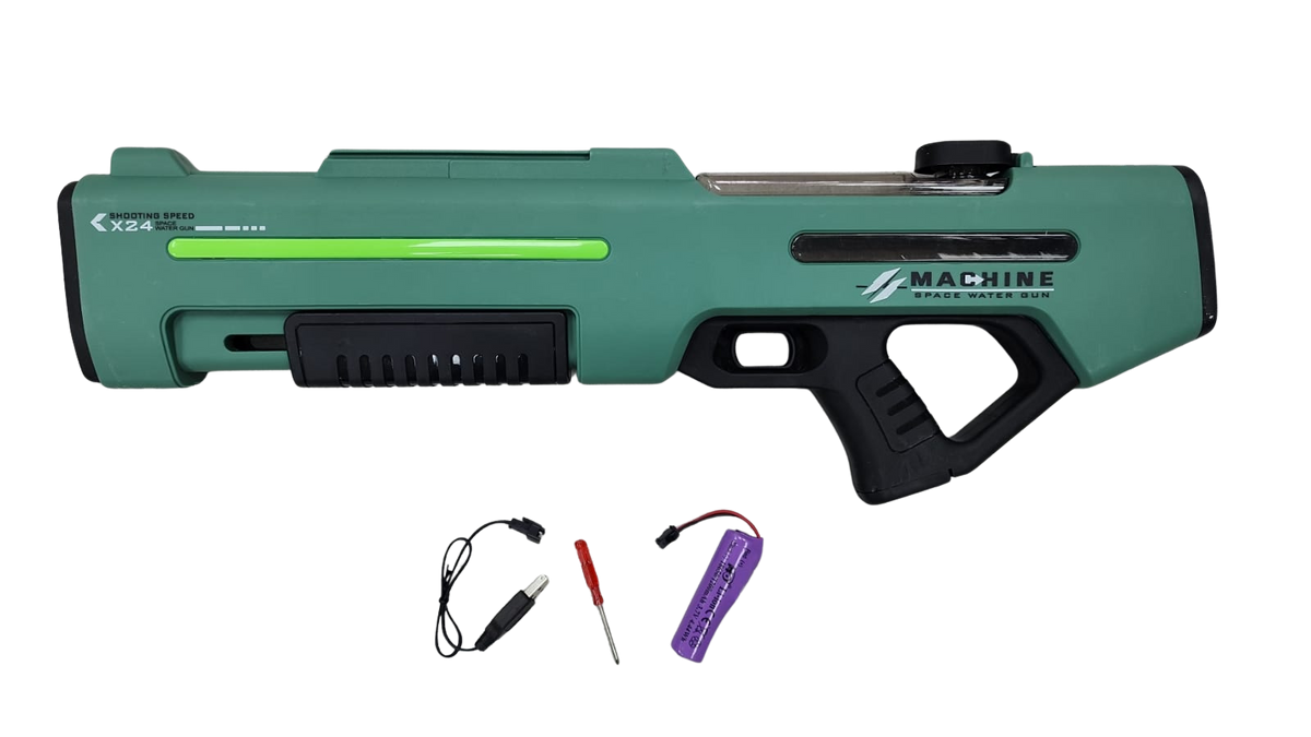 FAS5-2 Electric Water Gun Dual Spray Head KB1380 (Grey, Black, Green, Dark Green)