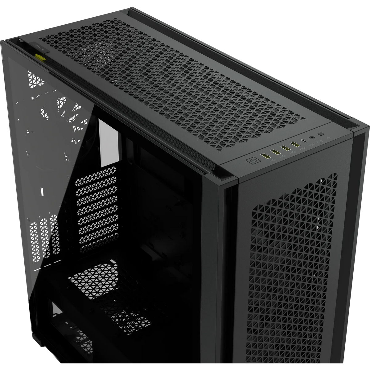 7000D Airflow Black Tempered Glass Full Tower; 6x 3.5'' | 4x 2.5'' Drive Bays ; 480mm Radiator Compatible; 3x140mm fan incl