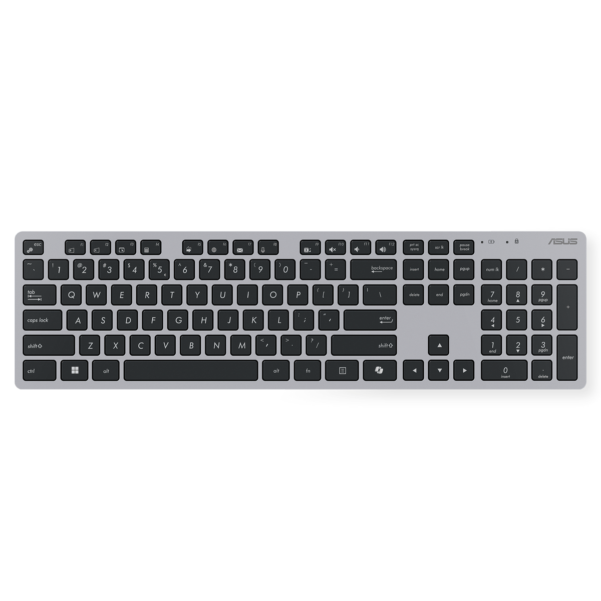 ASUS W5000 Wireless Keyboard & Mouse|Wireless 2.4 GHz band|Grey