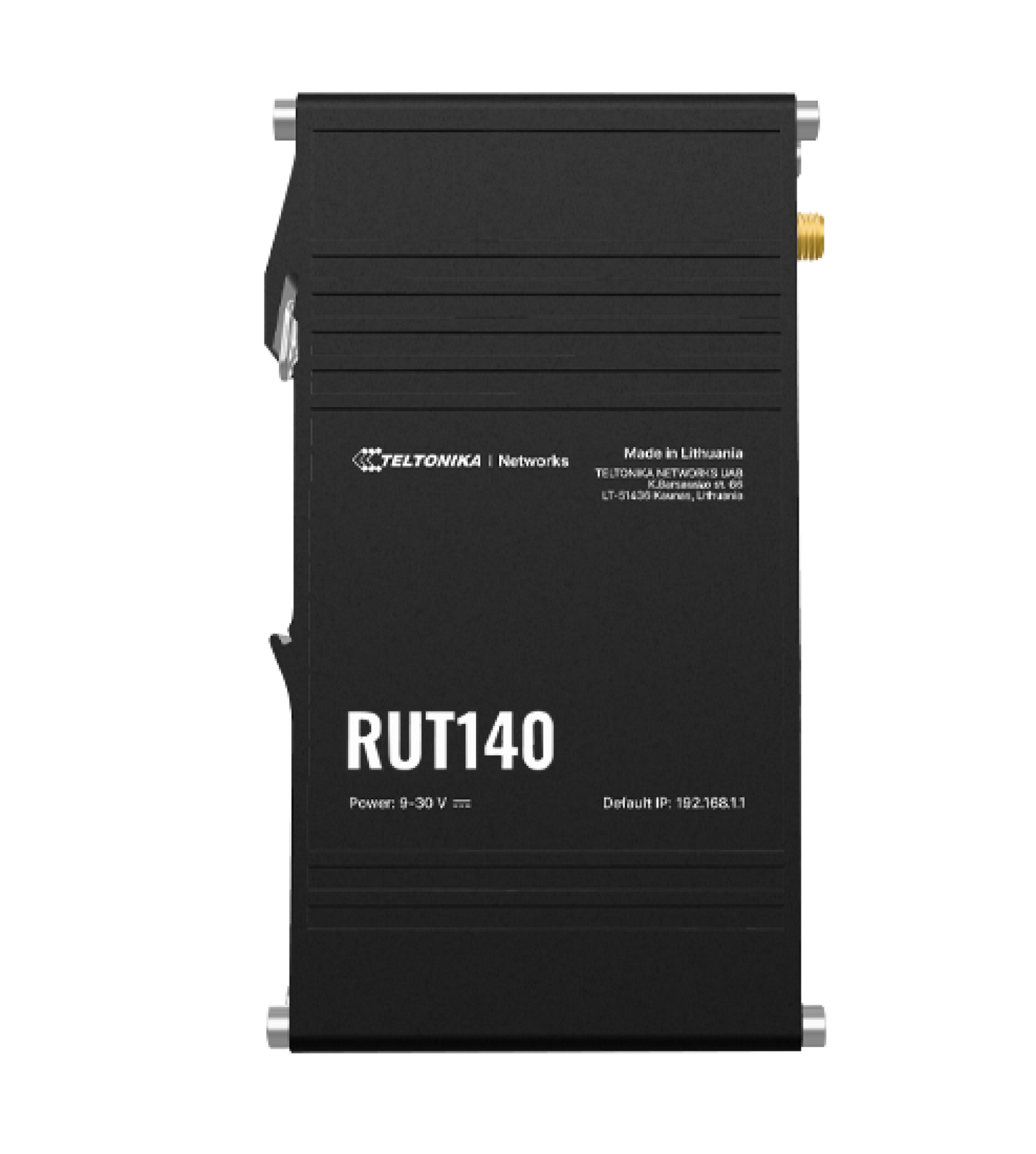 Teltonika RUT140 Wi-Fi 4 Router, 2 x 10/100 Mbps Ethernet ports, Modbus, DLMS, DNP3