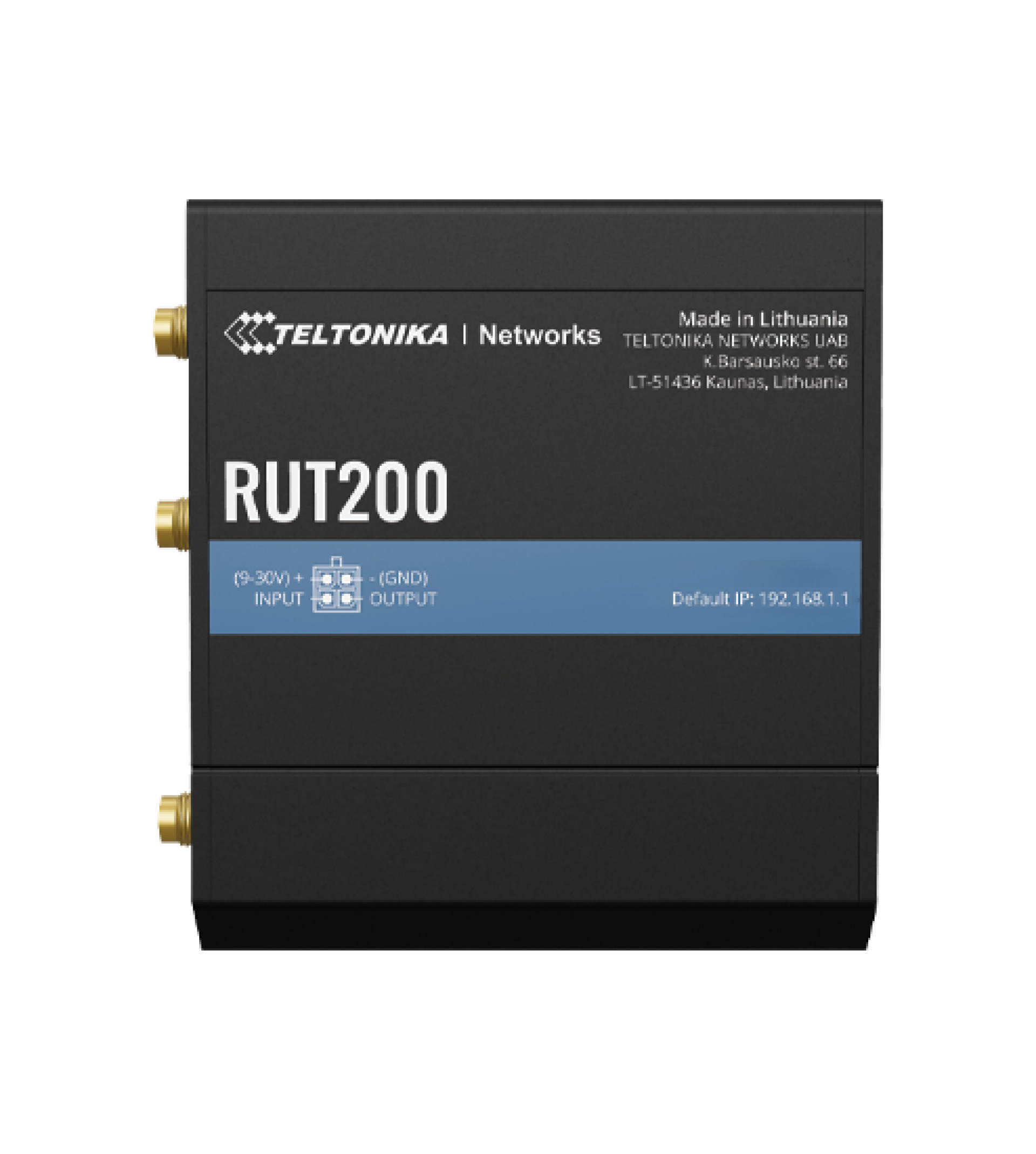 Teltonika RUT200 LTE Cat 4 Router, Wi-Fi 4, 1 x WAN (100 Mbps), 1 x LAN (100 Mbps)