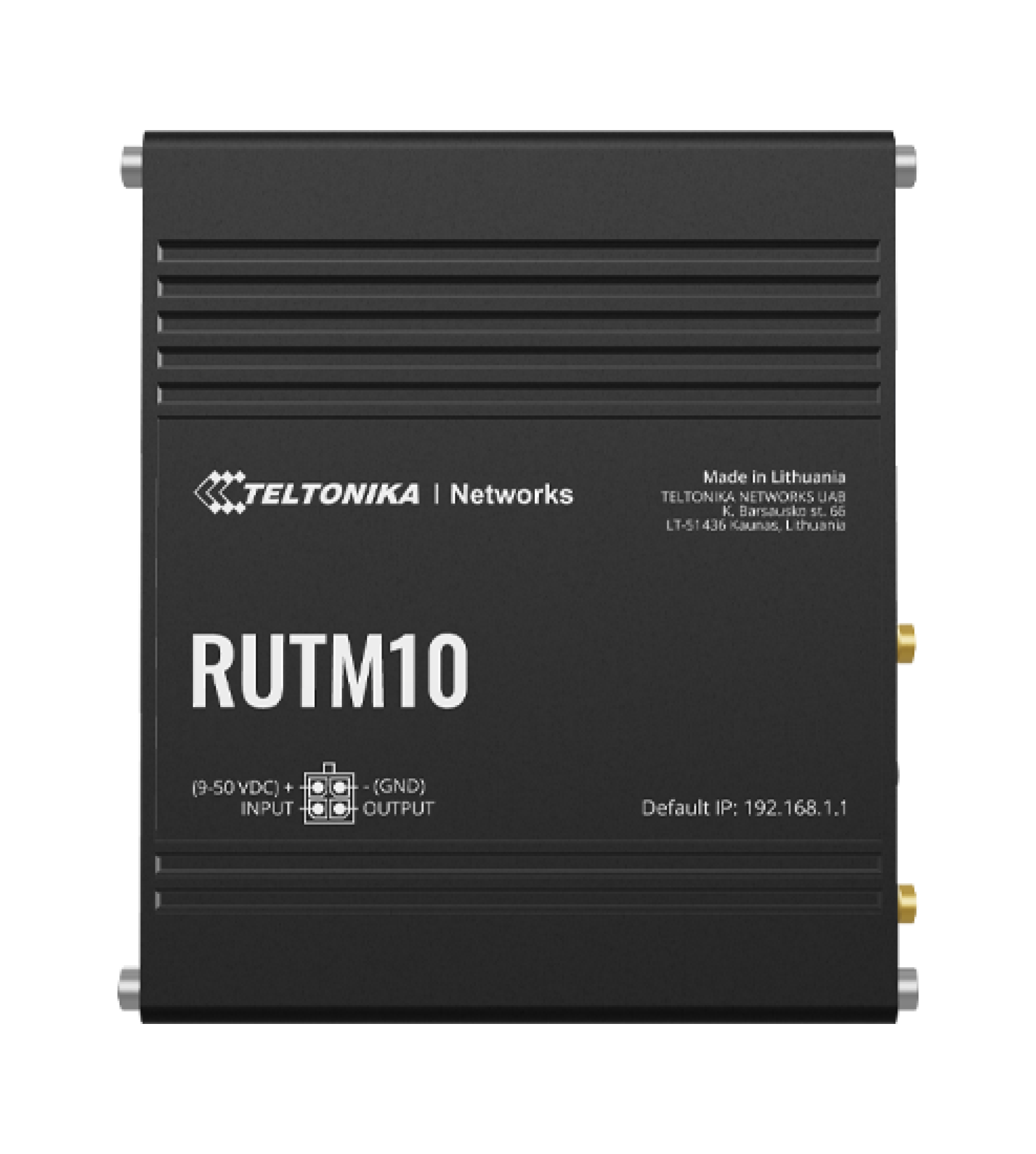 Teltonika RUTM10 WiFi 5 Router, 3 x LAN (1 Gbps), 1 x WAN (1 Gbps), MQTT, Modbus, DNP3, DLMS , OpenVPN, IPsec, and Tailscale