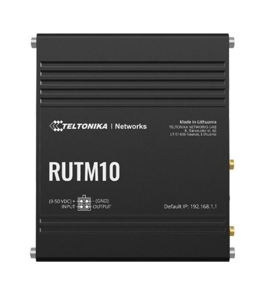 Teltonika RUTM10 WiFi 5 Router, 3 x LAN (1 Gbps), 1 x WAN (1 Gbps), MQTT, Modbus, DNP3, DLMS , OpenVPN, IPsec, and Tailscale