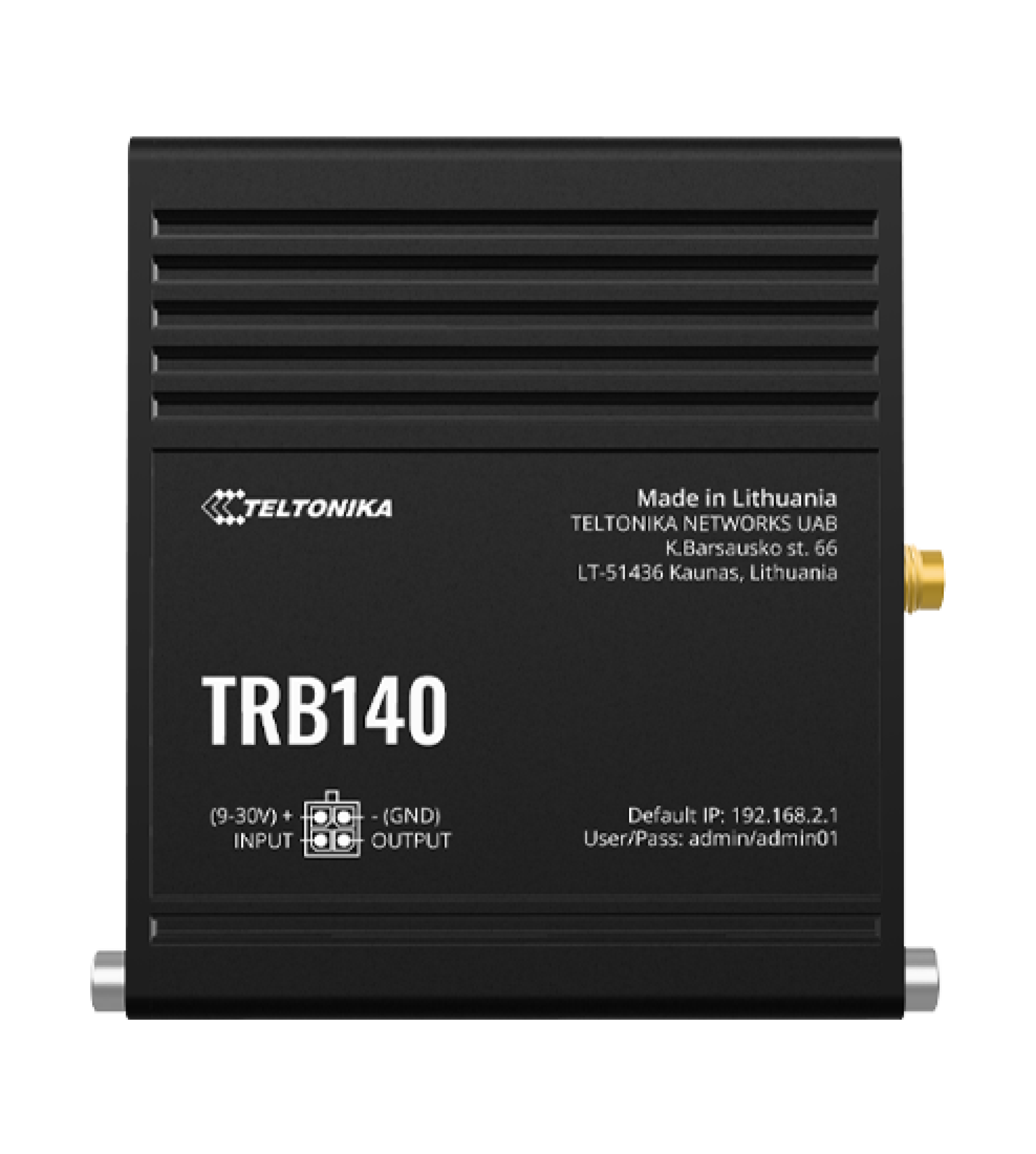 Teltonika TRB140 LTE Cat 4 Industrial Rugged Ethernet Gateway, 1 x LAN (1 Gbps)